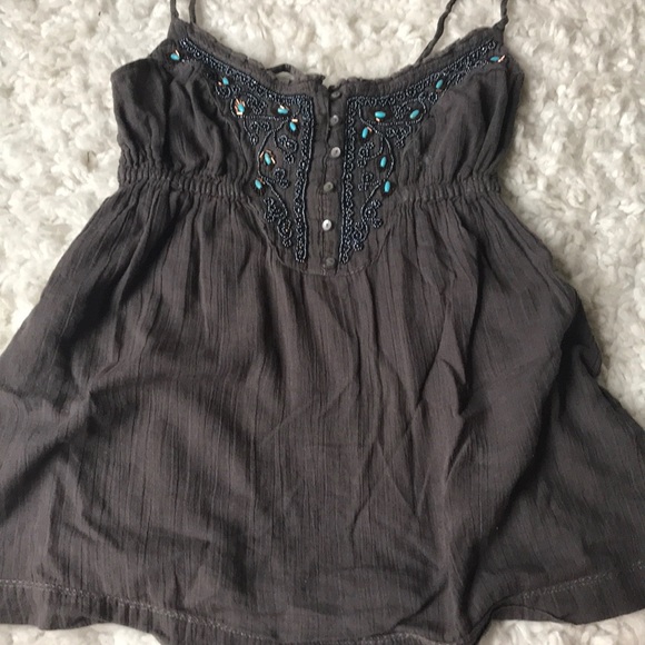 Abercrombie & Fitch Tops - Abercrombie beaded tank top Abercrombie & Fitch Tops - Abercrombie beaded tank top